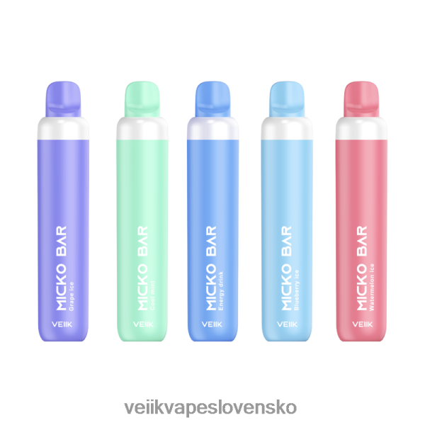 VEIIK Moos Pod Slovensko - VEIIK Micko Bar jednorazová vapka 1500 vdychov HF684629 viaceré príchute VEIIK Moos Pod Slovensko - VEIIK Micko Bar jednorazová vapka 1500 vdychov HF684629 viaceré príchute