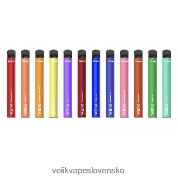 VEIIK Vape Slovensko - VEIIK Ticko jednorazová vapa 1200 vdychov HF684631 viaceré príchute VEIIK Vape Slovensko - VEIIK Ticko jednorazová vapa 1200 vdychov HF684631 viaceré príchute