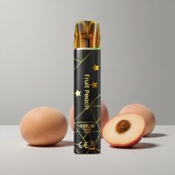 Broskyňa JNR Black&Golden 600+200 Puffs 550mAh Batéria veľkoobchod Slovensko