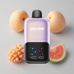 Broskyňa Mangov Melónový ľad GEEK BAR 2GO 50000 Puffs Interaktívny Veľký Displej veľkoobchod Slovensko