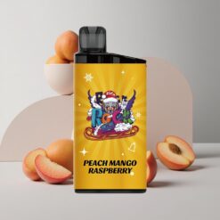 Broskyňa Mäta Malina IGET Bar 3500 Puffs 1400 mAh Batéria 1.2 Ohm Mriežková Cievka veľkoobchod Slovensko