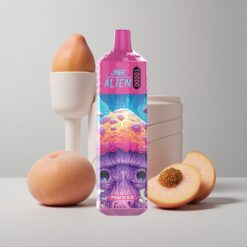 Broskyňový ľad JNR Alien 10000 Puffs 850mAh Bateria 20ml Tekutina veľkoobchod Slovensko