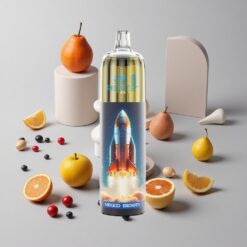 Jahodovo-Malinový JNR Rocket-X 12400 Puffs Nastaviteľný Prietok Vzduchu 25ml Kapacita e-Kvapaliny veľkoobchod Slovensko