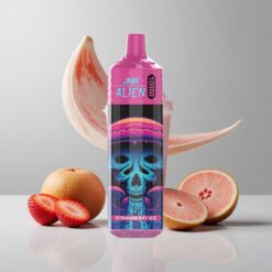 Jahodový ľad JNR Alien 10000 Puffs 20ml E-kvapalina RGB svetlá veľkoobchod Slovensko