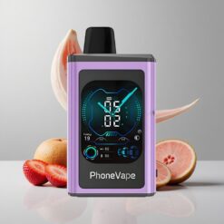 Jahodový ľad JNR PhoneVape 30000 fajkov Nastaviteľný prietok vzduchu Typ-C veľkoobchod Slovensko