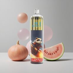 Melónová žuvačka JNR Rocket-X 12400 Puffs Nastaviteľný prietok vzduchu 1,2ohm Mesh Cievka veľkoobchod Slovensko