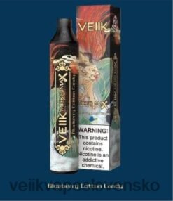VEIIK E Liquid - VEIIK Micko MAX jednorazová vapka 1500 vdychov HF684646 čučoriedková cukrová vata
