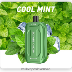 VEIIK E Liquid - VEIIK Micko Space jednorazová vapa 7000 vdychov HF684636 chladná mäta