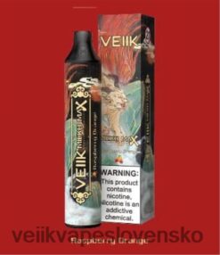 VEIIK Vape Bratislava - VEIIK Micko MAX jednorazová vapka 1500 vdychov HF684652 malinový pomaranč