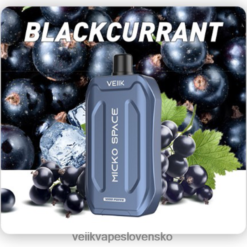 VEIIK Vape Slovensko - VEIIK Micko Space jednorazová vapa 7000 vdychov HF684641 čierna ríbezľa
