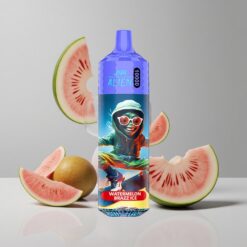 Vodný melón Brazz ľadový JNR Alien 10000 Puffs 20ml Tekutina RGB svetlá veľkoobchod Slovensko
