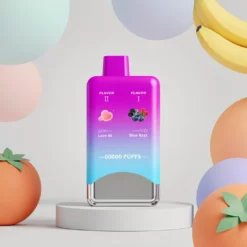 Dvojitá príchuť OKSO Double Flavor 60 000 potiahnutí 50 ml e-liquidu 650 mAh batéria jednorazová e-cigareta veľkoobchod Slovensko